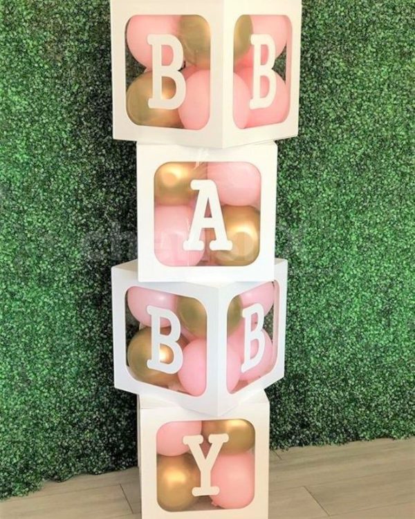 Balloon Filled Baby Boxes