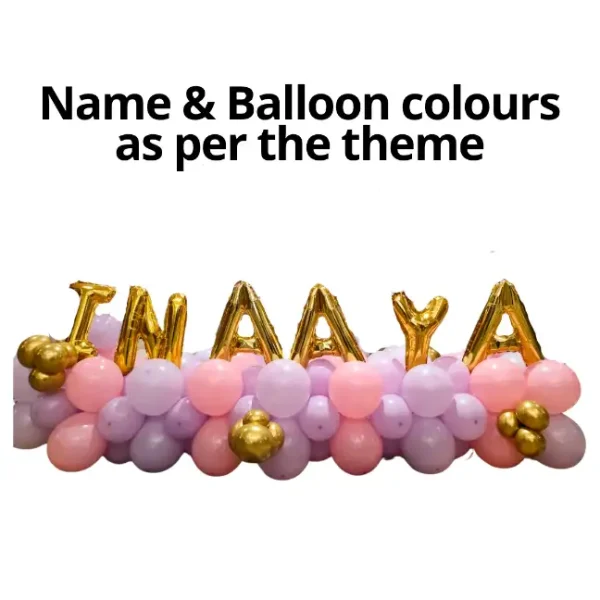 Name Foil Balloons with themed Balloons Base (1)